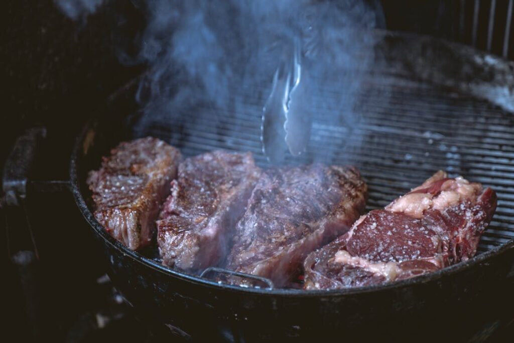 beef steaks barbecue
