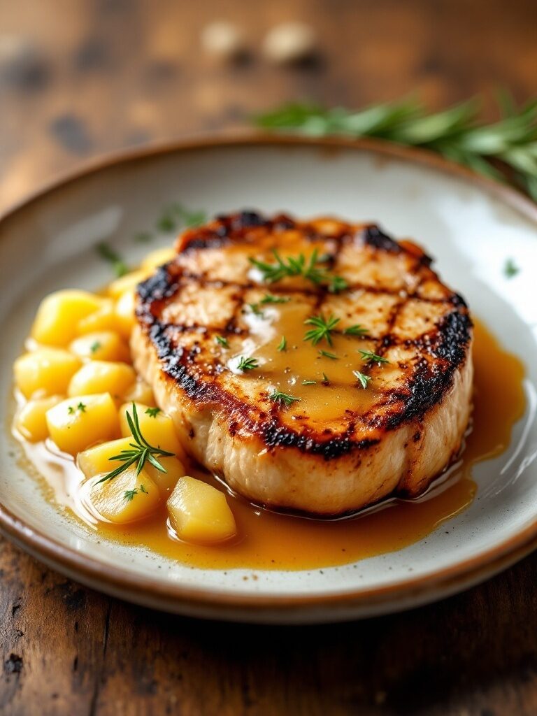 pork with apple sauce