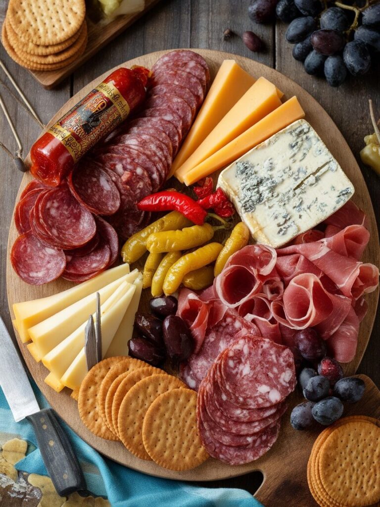 spicy meat platter