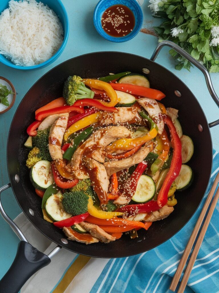 chicken breast wok