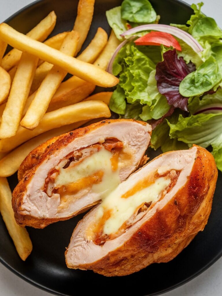 chicken breast stuffed with ham and cheese