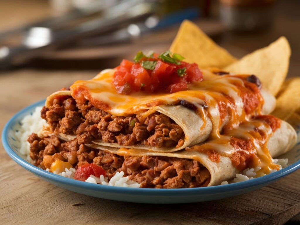 ground turkey enchiladas