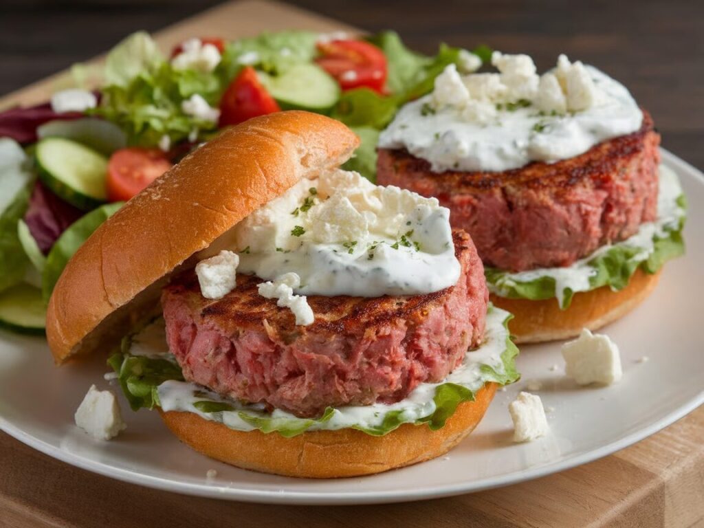 mediterranean turkey burgers