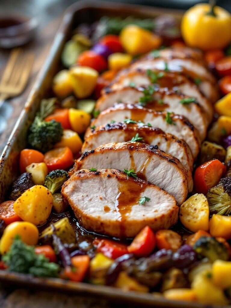 sheet pan pork tenderloin