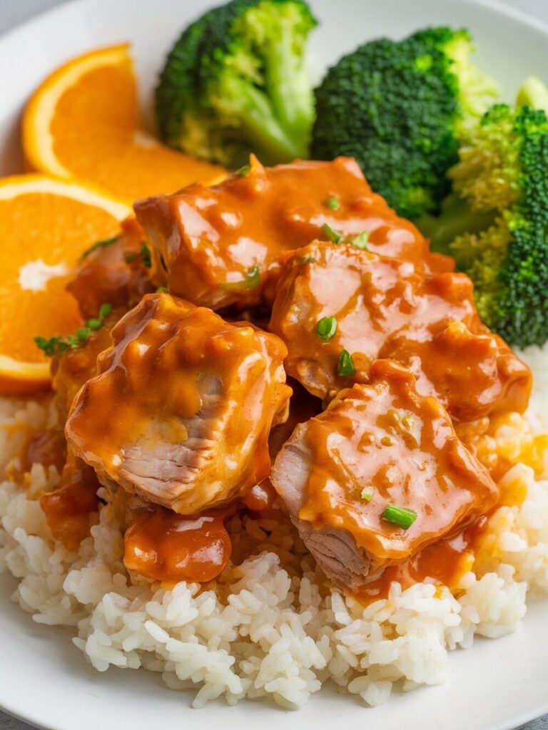 orange pork
