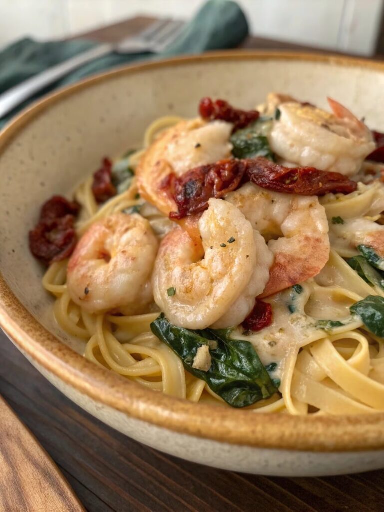 Creamy Tuscan Garlic Shrimp