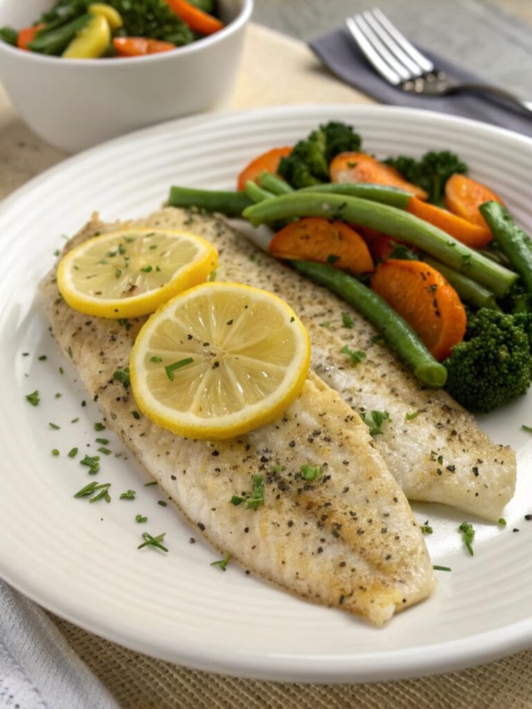 Zesty Lemon Pepper Tilapia