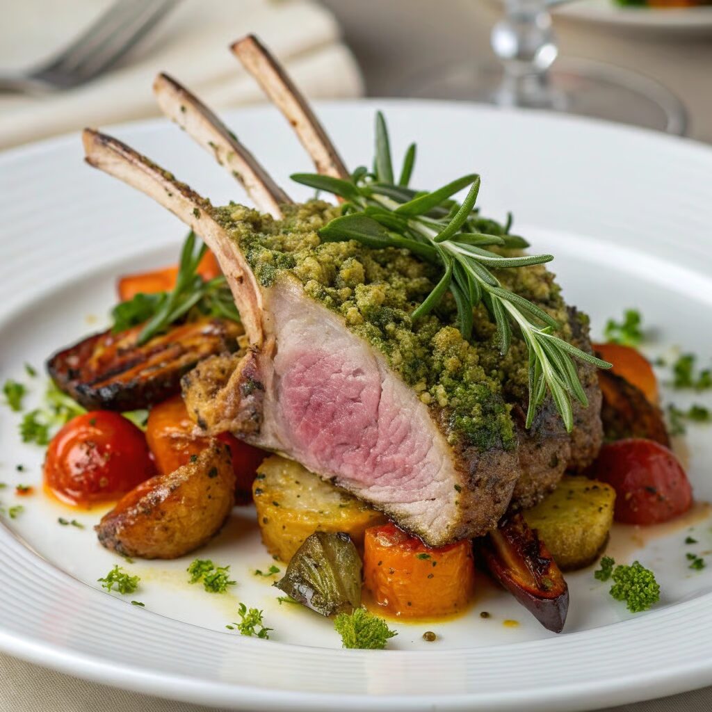 Herb-Crusted Rack of Lamb