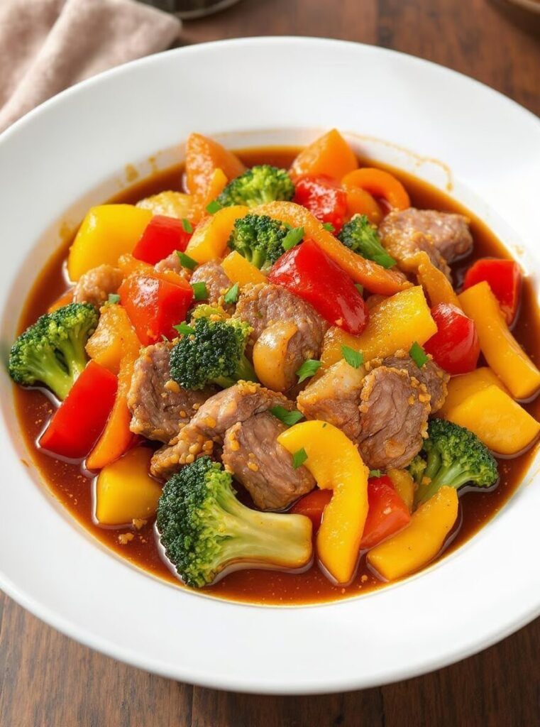 Lamb and Vegetable Stir-Fry