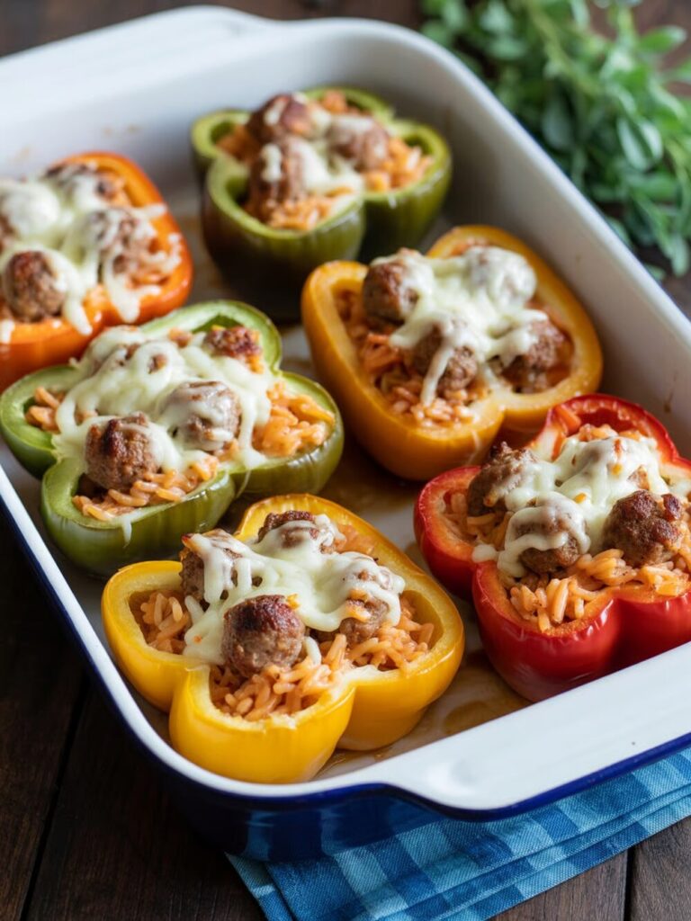 Sausage Stuffed Peppers