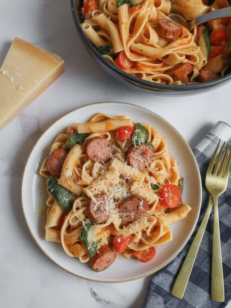 Sausage Pasta Primavera