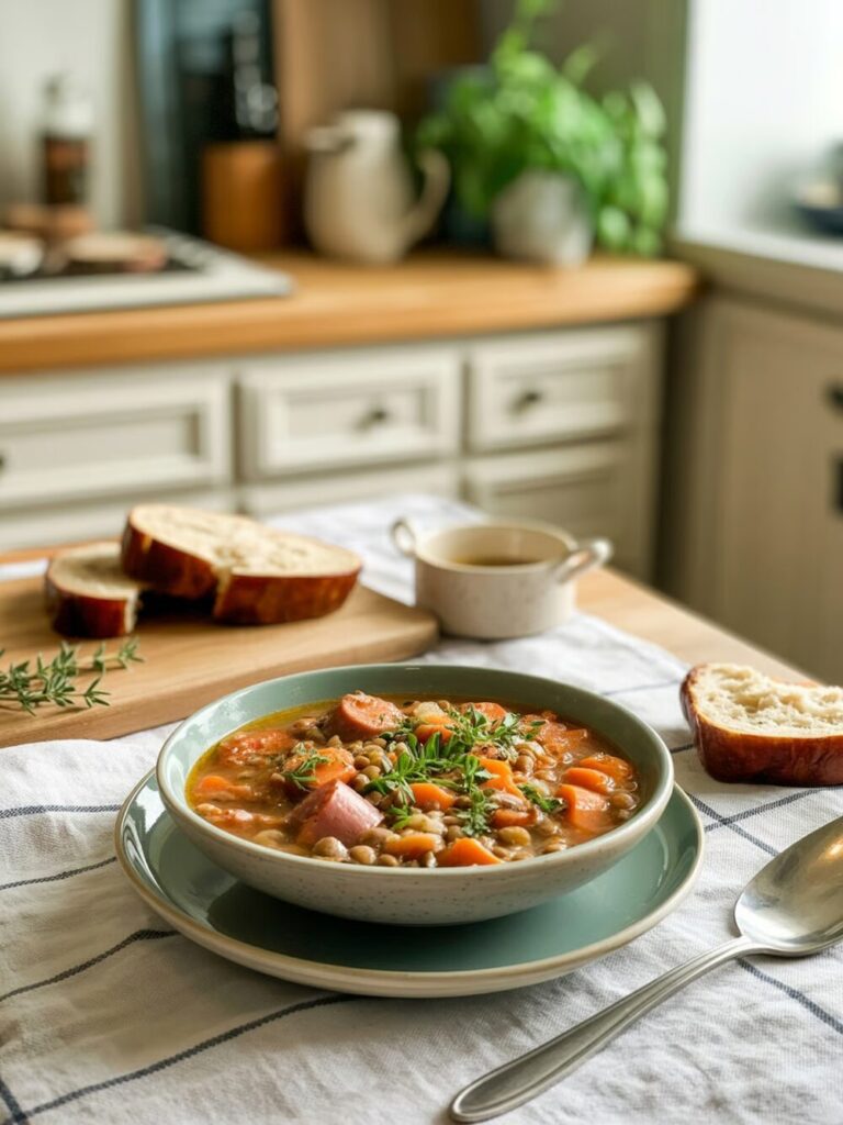 Sausage and Lentil Soup