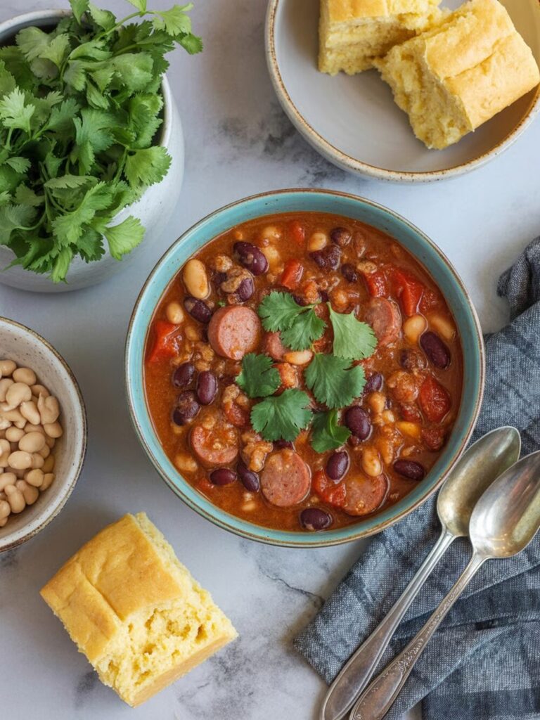 sausage and bean chilli
