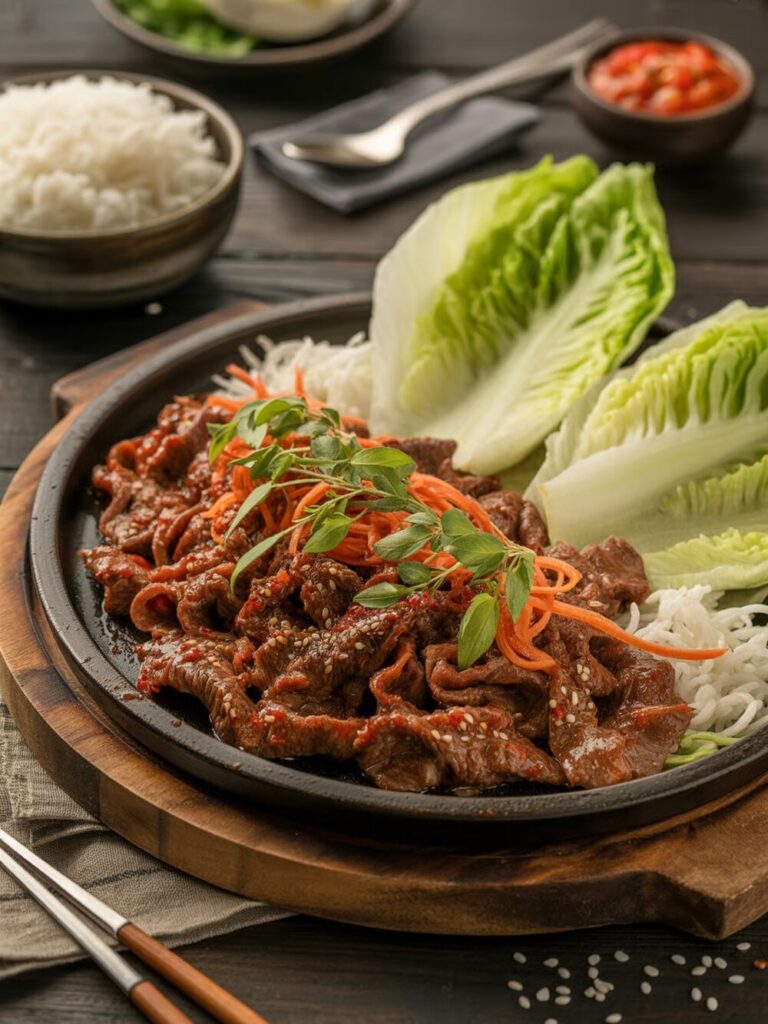 Spicy Korean BBQ Beef Bulgogi
