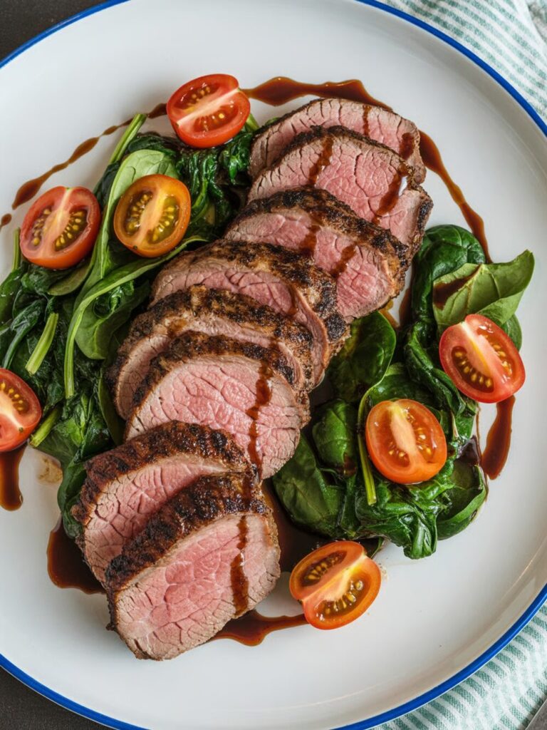 Balsamic Glazed Beef Tenderloin