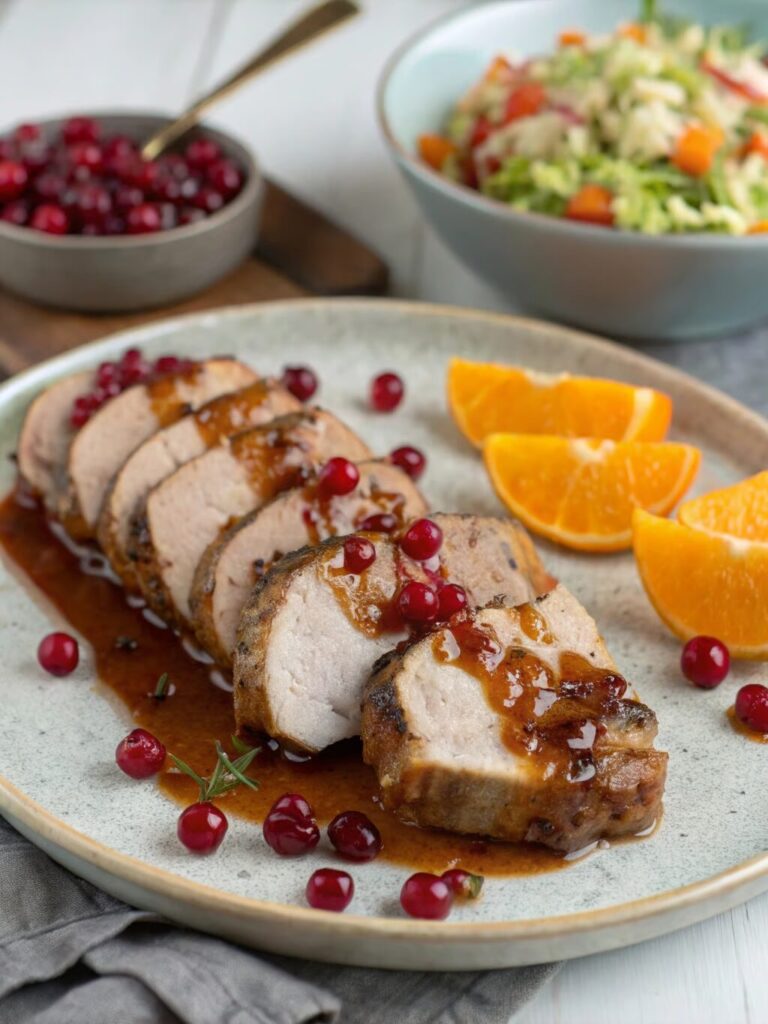cranberry orange pork tenderloin
