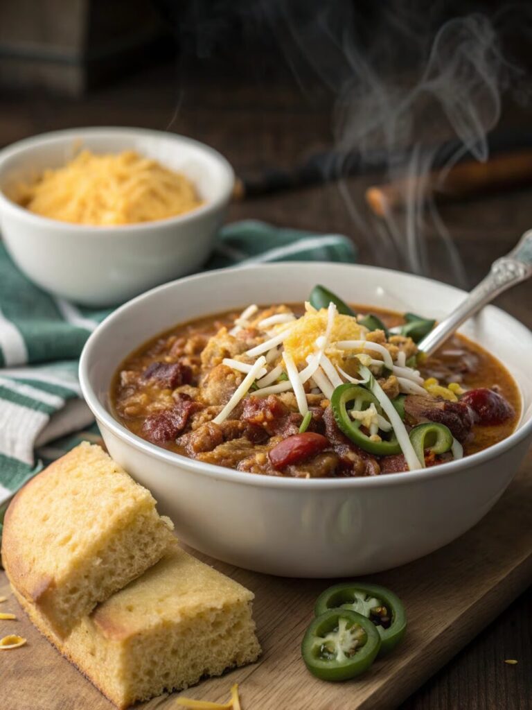 Hearty Ground Chicken Chili