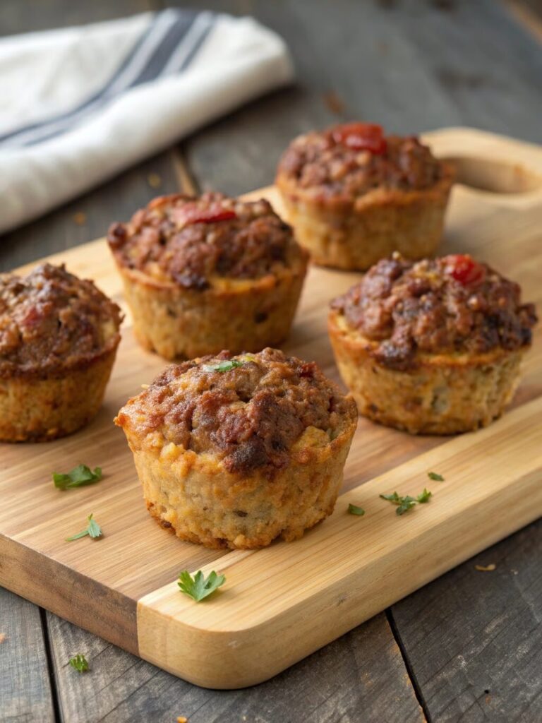 Breakfast Meatloaf Muffins